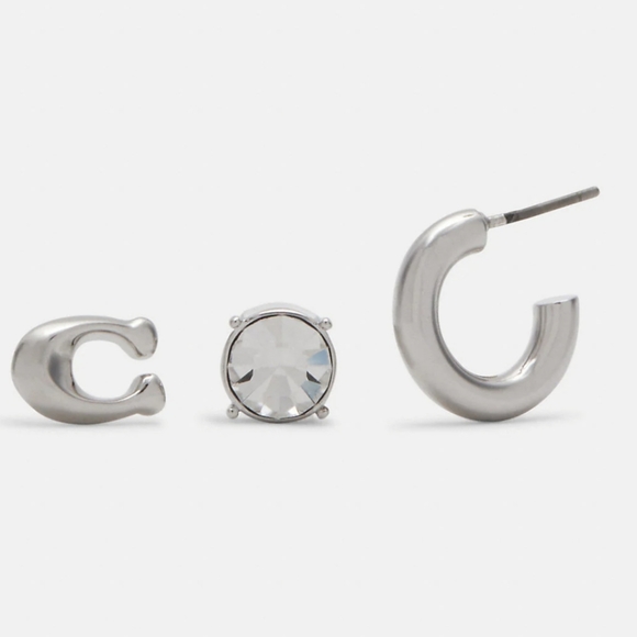 Coach Stud Earrings Set - Picture 3 of 3